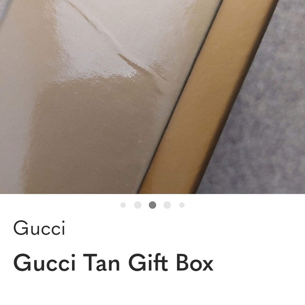 Gucci Tan Accessory Box - Picture 5 of 8